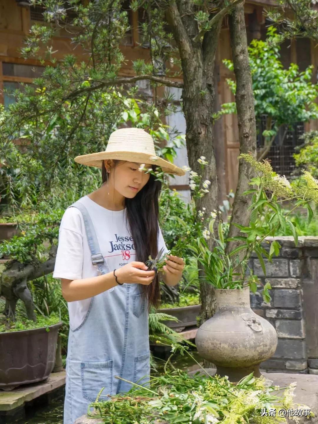 人间仙境般的世外桃源庭院,原始森林自建世外桃源