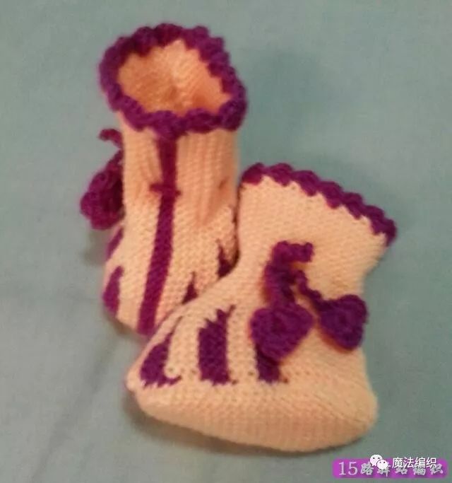 双底宝宝鞋编织教程,编织双色宝宝鞋的视频教程