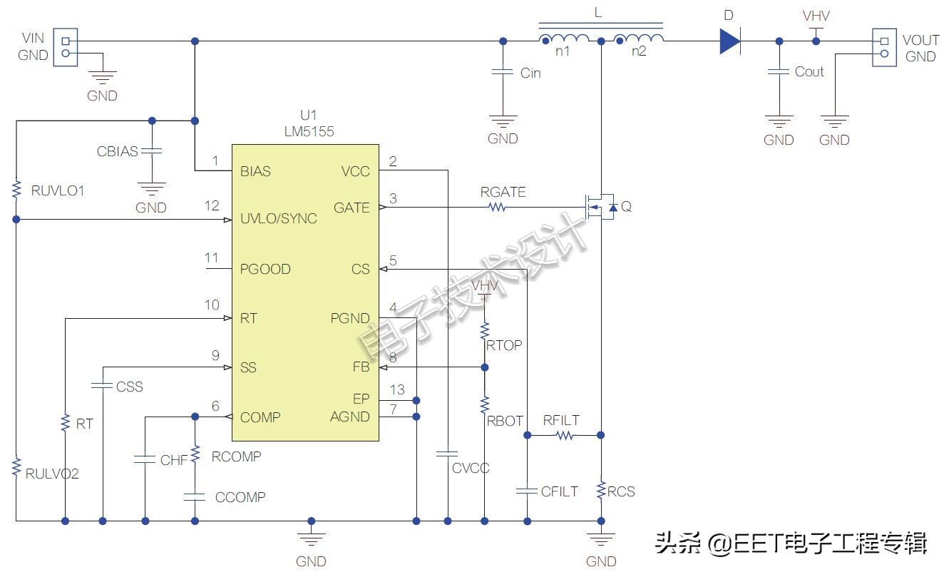 升压转换,升压的转换器
