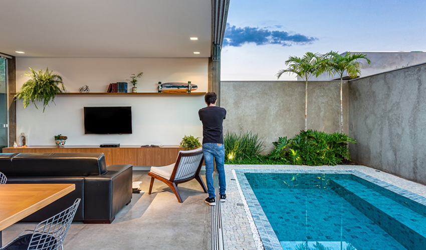 让人羡慕的全景落地窗,自然采光落地窗效果图