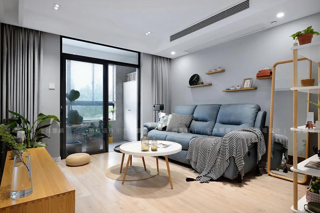 95平北欧风格感受幸福的味道,95平轻奢北欧风格