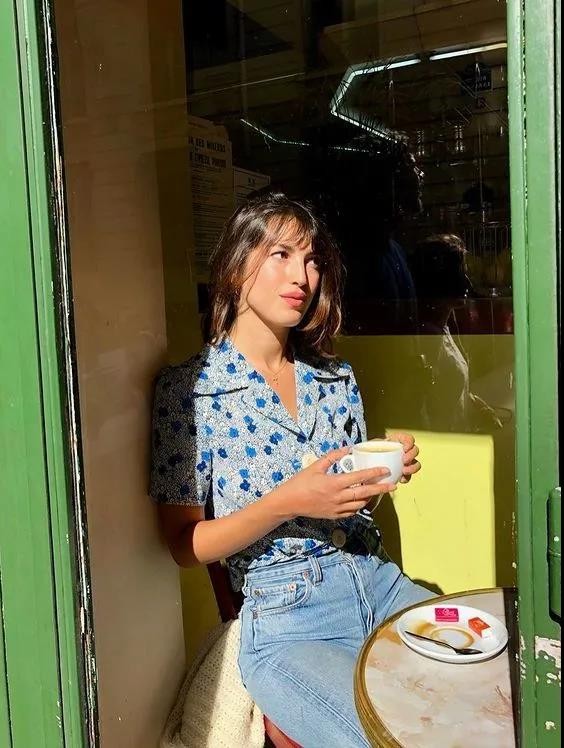 衬衫和牛仔裤怎么穿,衬衫阔腿牛仔裤穿搭