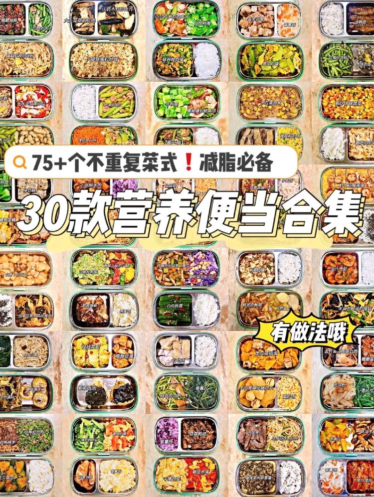 外卖便当食谱大全,上班带便当菜谱大全