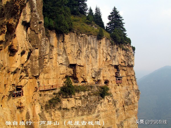 宁武芦芽山悬崖栈道,太原出发芦芽山马仑草原自驾路线