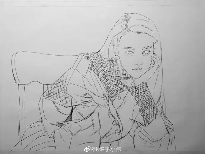 画一幅素描100万笔,胡歌、李现、迪丽热巴在他笔下全都画活了