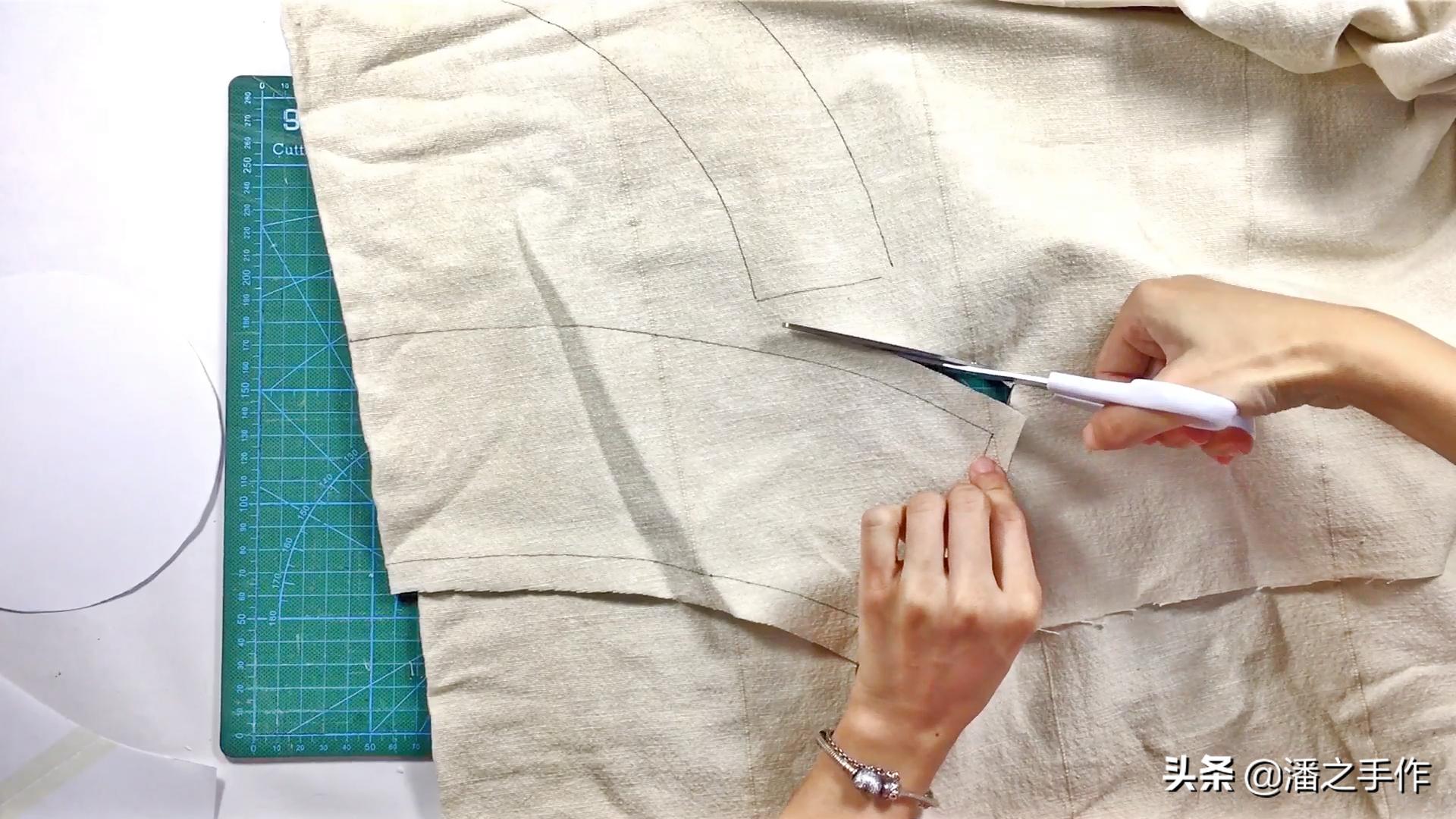 厚布料渔夫帽裁剪教程,用布料做渔夫帽的教程视频