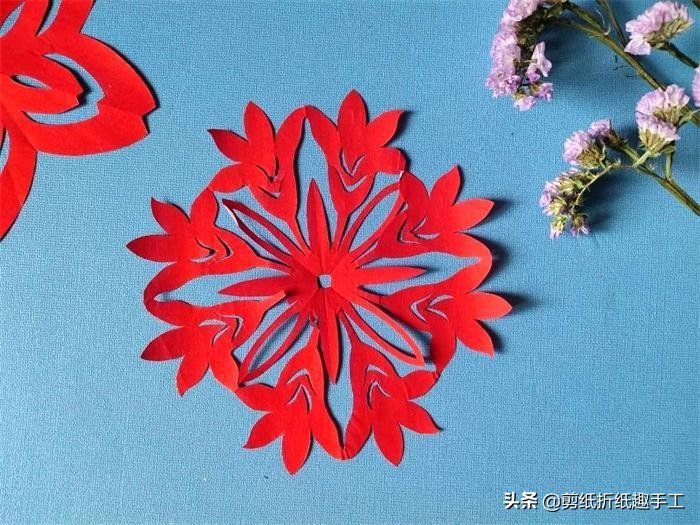 百合百年好合国画简单,百合简单剪纸