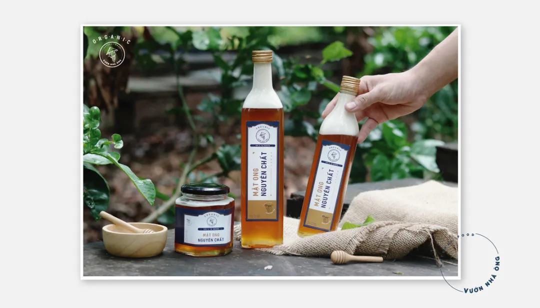 蜂蜜插画包装设计创意,高端蜂蜜产品包装设计