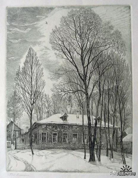 德国风景素描大全,东欧风景素描