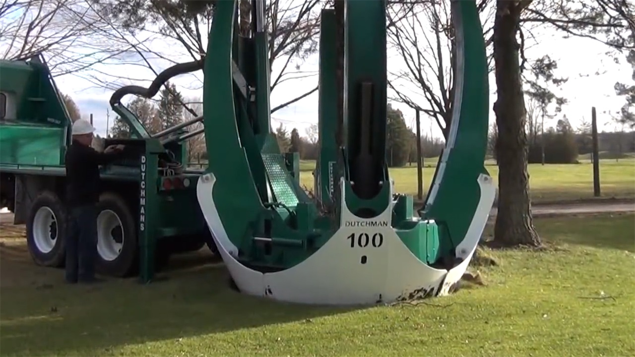 德国大型蔬菜移栽机,德国移植树木机器视频