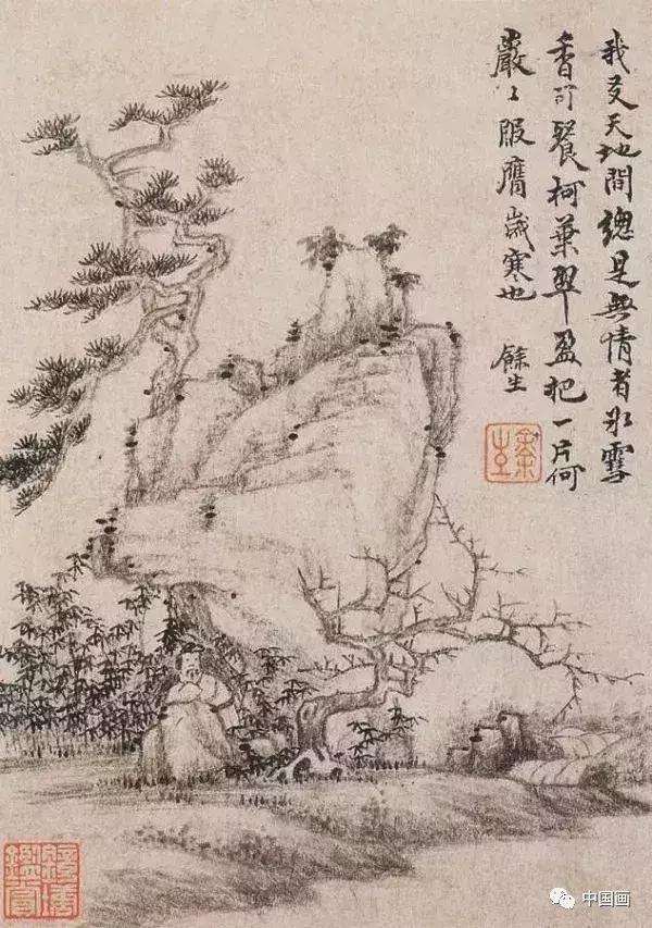 枯笔讲解,赏析枯笔