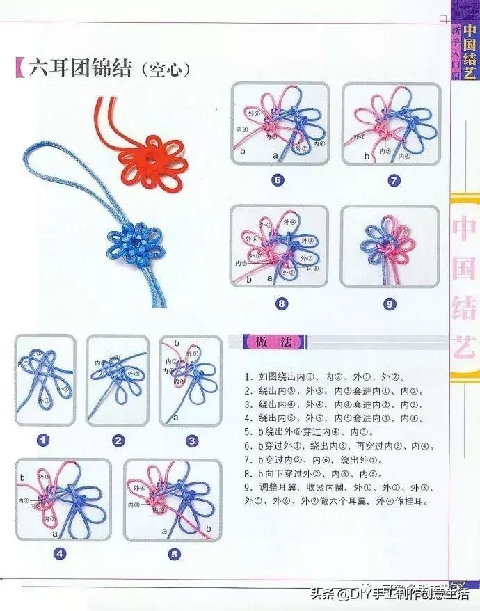 中国结编绳的编法视频教程,中国结编绳简单编法步骤