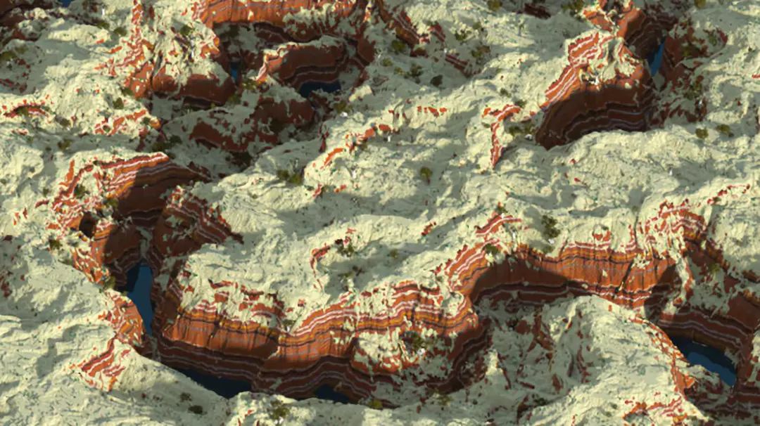 《我的世界》创世神造物现场用方块造弯曲地形技术力惊人