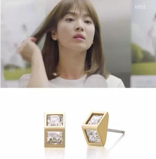 宋慧乔韩剧中的耳饰,宋慧乔同款三圈耳环