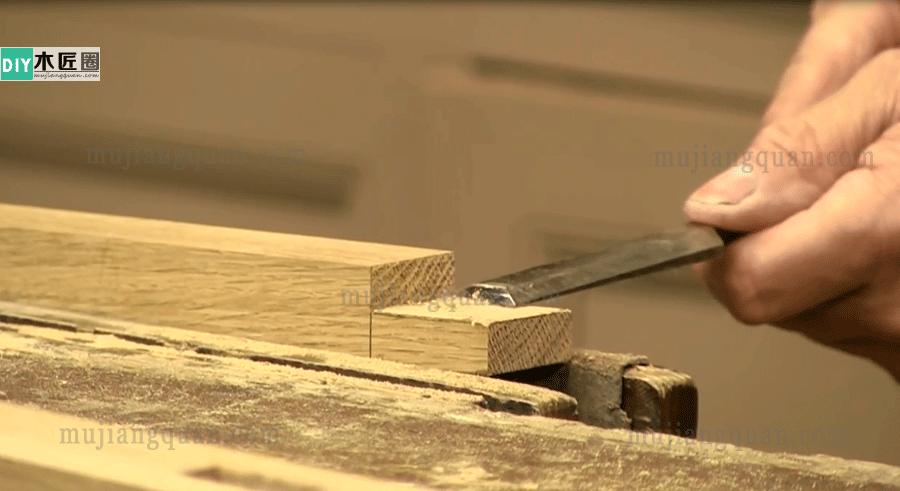 木匠手艺榫卯结构制作,木匠榫卯制作教程
