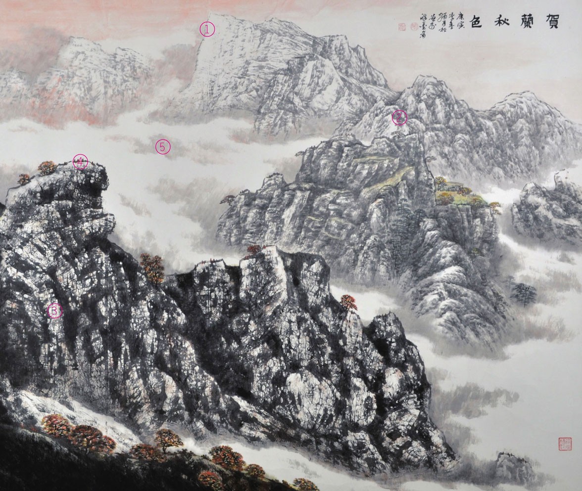 国画中各种皴法技巧,国画皴法有几种