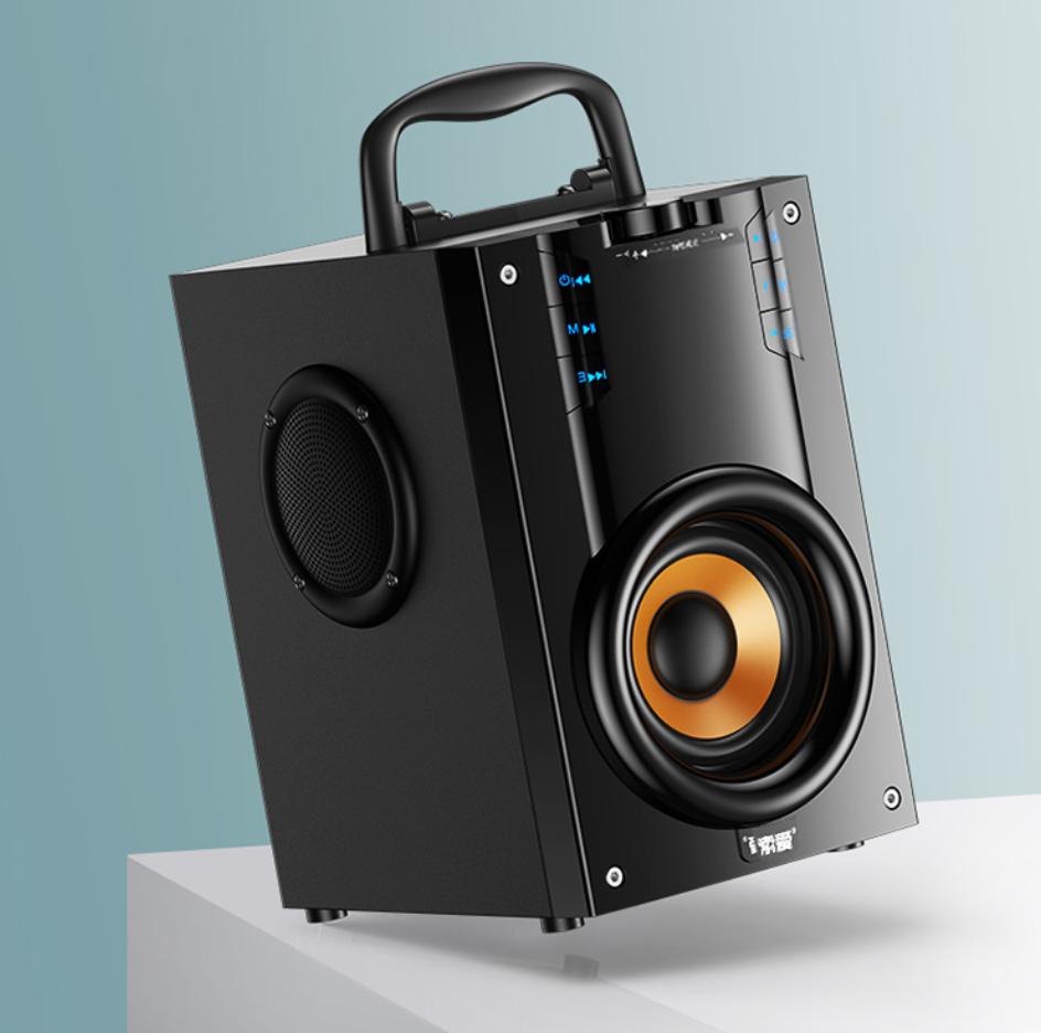 手提广场舞音箱无线麦克风,爆款手提式广场舞音箱