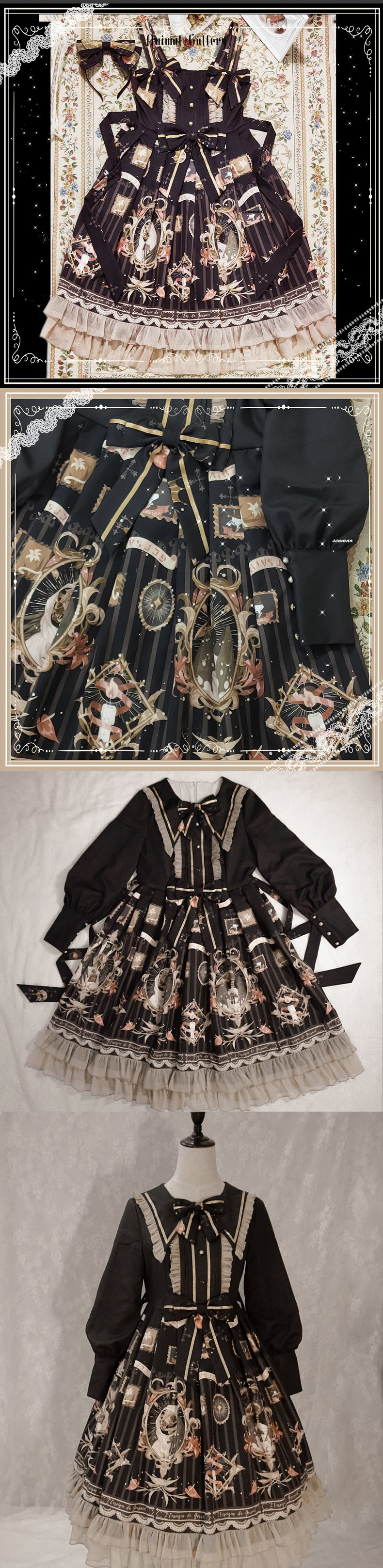 lolita暗黑画集,lolita绢花伞