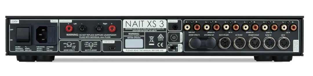 入门级合并功放新高度？Naim名NAITXS3合并式功放