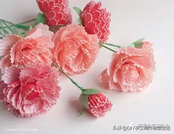 女生手工制作纸花大全,纸花制作礼物