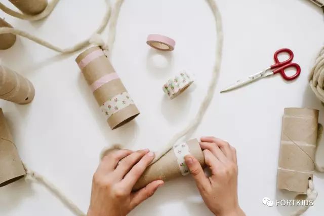 手工制作幼儿园立体天文望远镜,变废为宝手工望远镜制作儿童