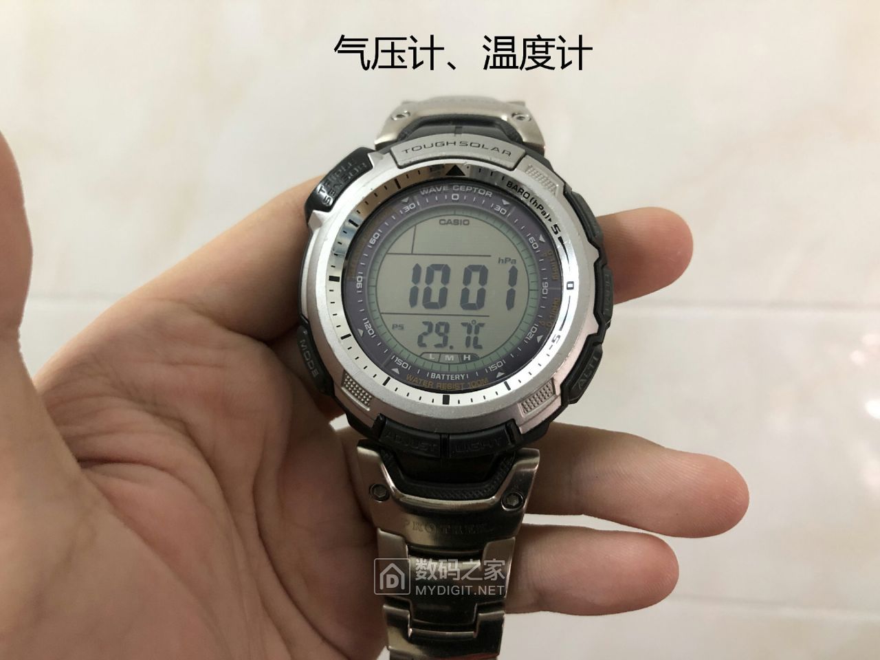 良工巧匠：卡西欧PAW-1300光动能手表电池老化，自行更换并校准