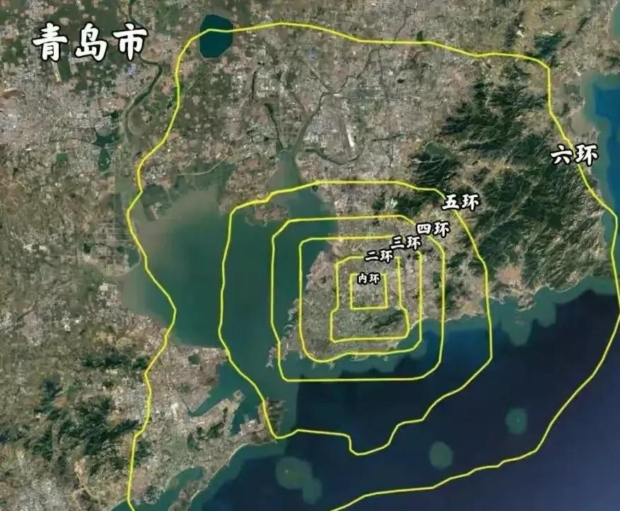 地级市和北京六环的发展对比,北京5环和广州外环面积对比