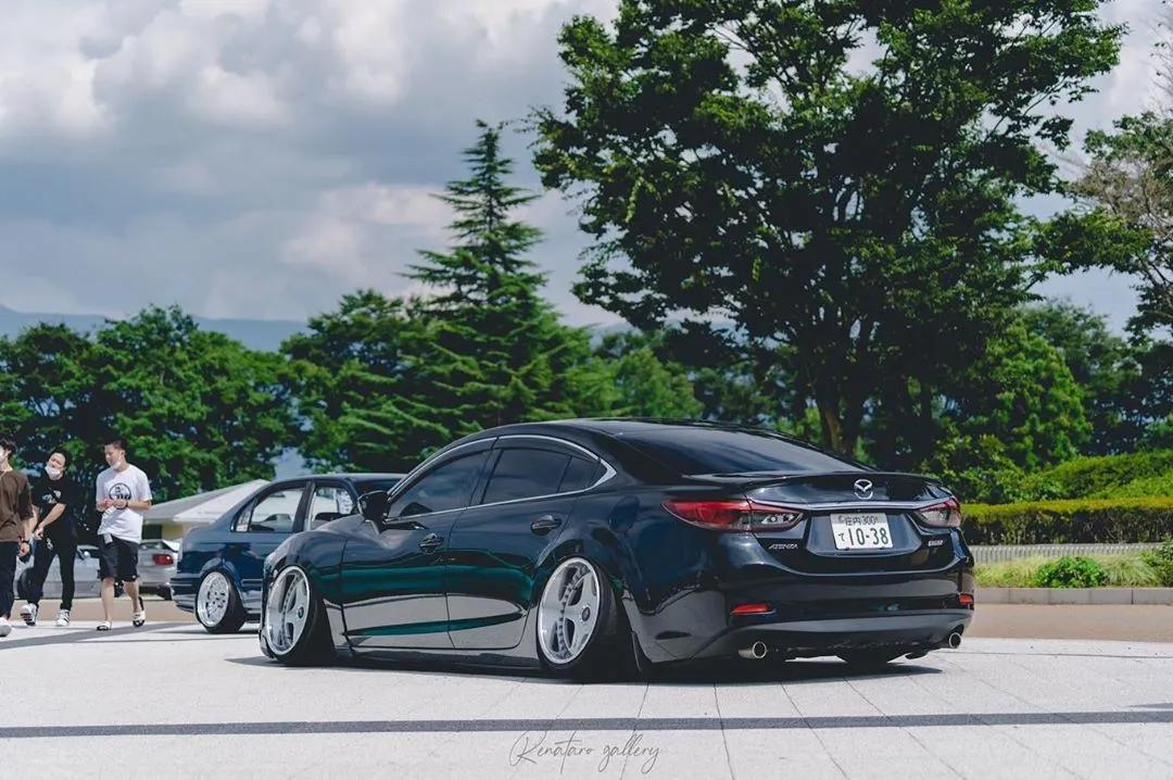 阿特兹轮毂改装案例,马自达阿特兹改装案例