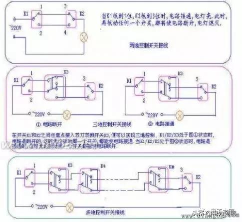 正反转开关接线图和实物图,防倒开关接线图实物图
