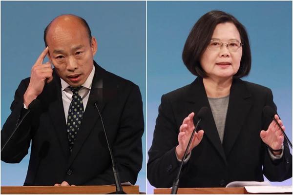 台湾“大选”选前之夜韩国瑜蔡英文的决战地定了