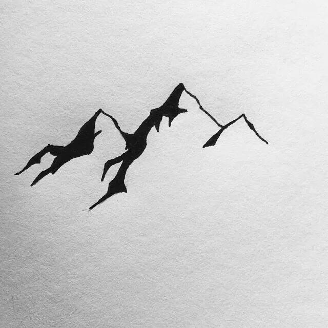 大山怎么画的又简单又好看,大山怎么画用简单的方法