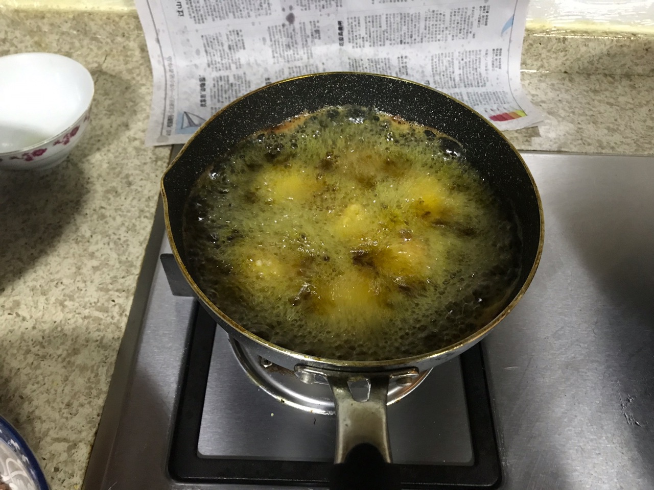 炸肉丸调味料,奶奶的新发明炸丸子