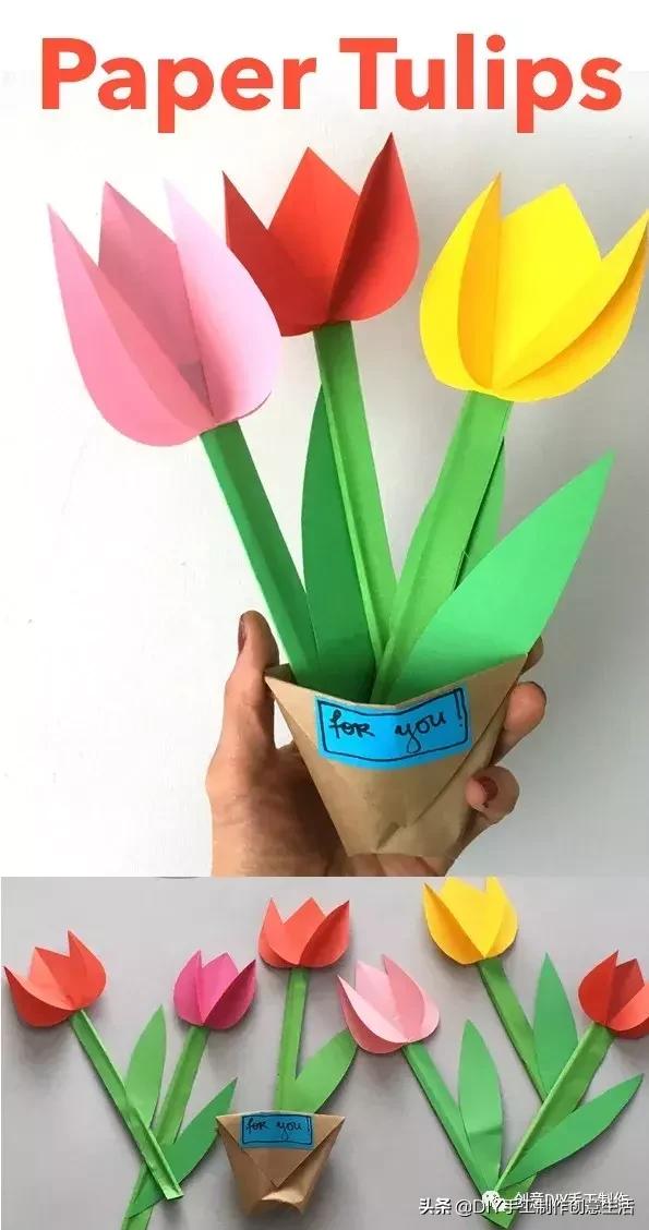 母亲节送妈妈的贺卡幼儿园制作,小红书折纸母亲节礼物贺卡