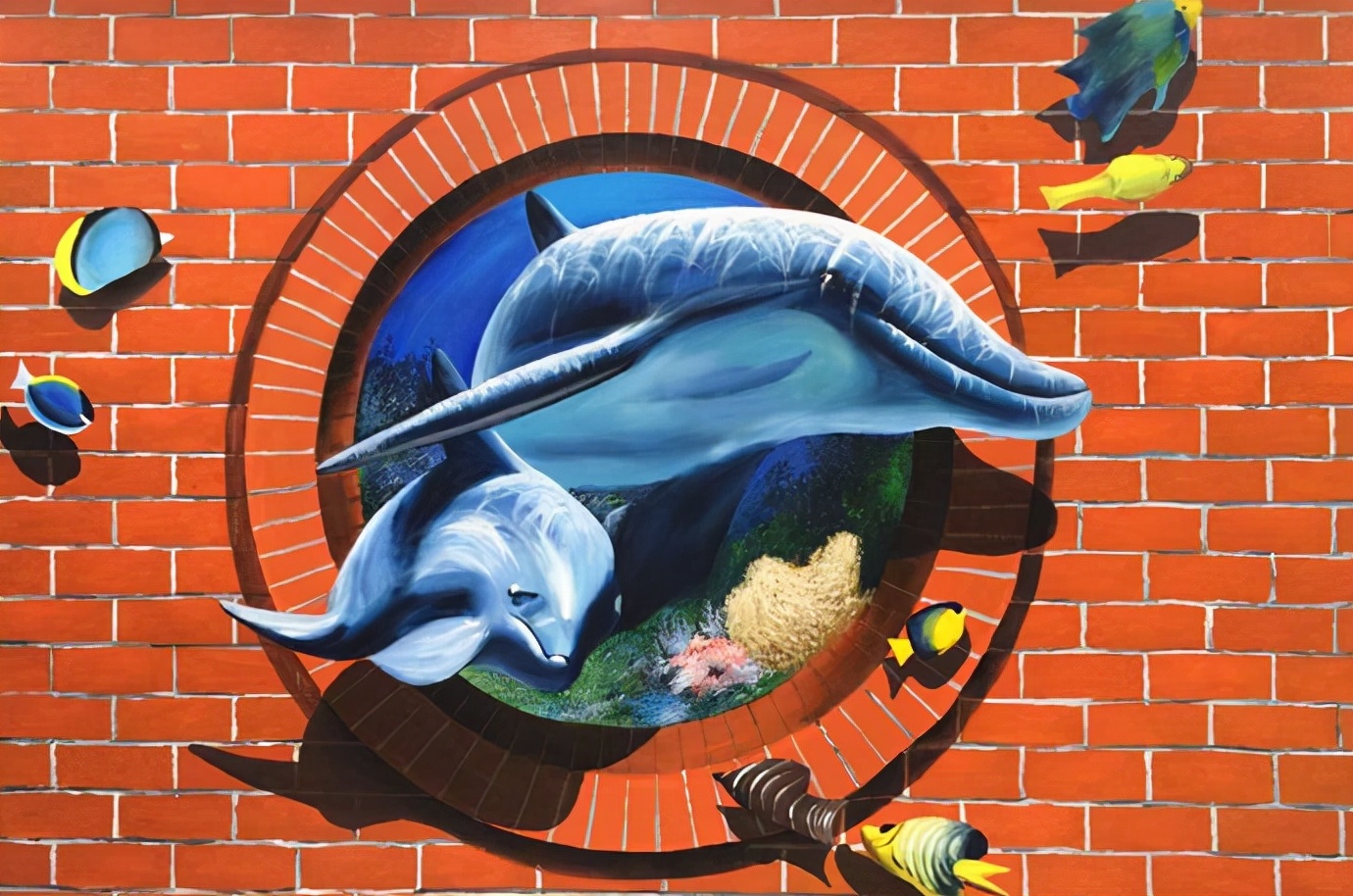 视觉冲击感强的墙绘,经典墙绘艺术