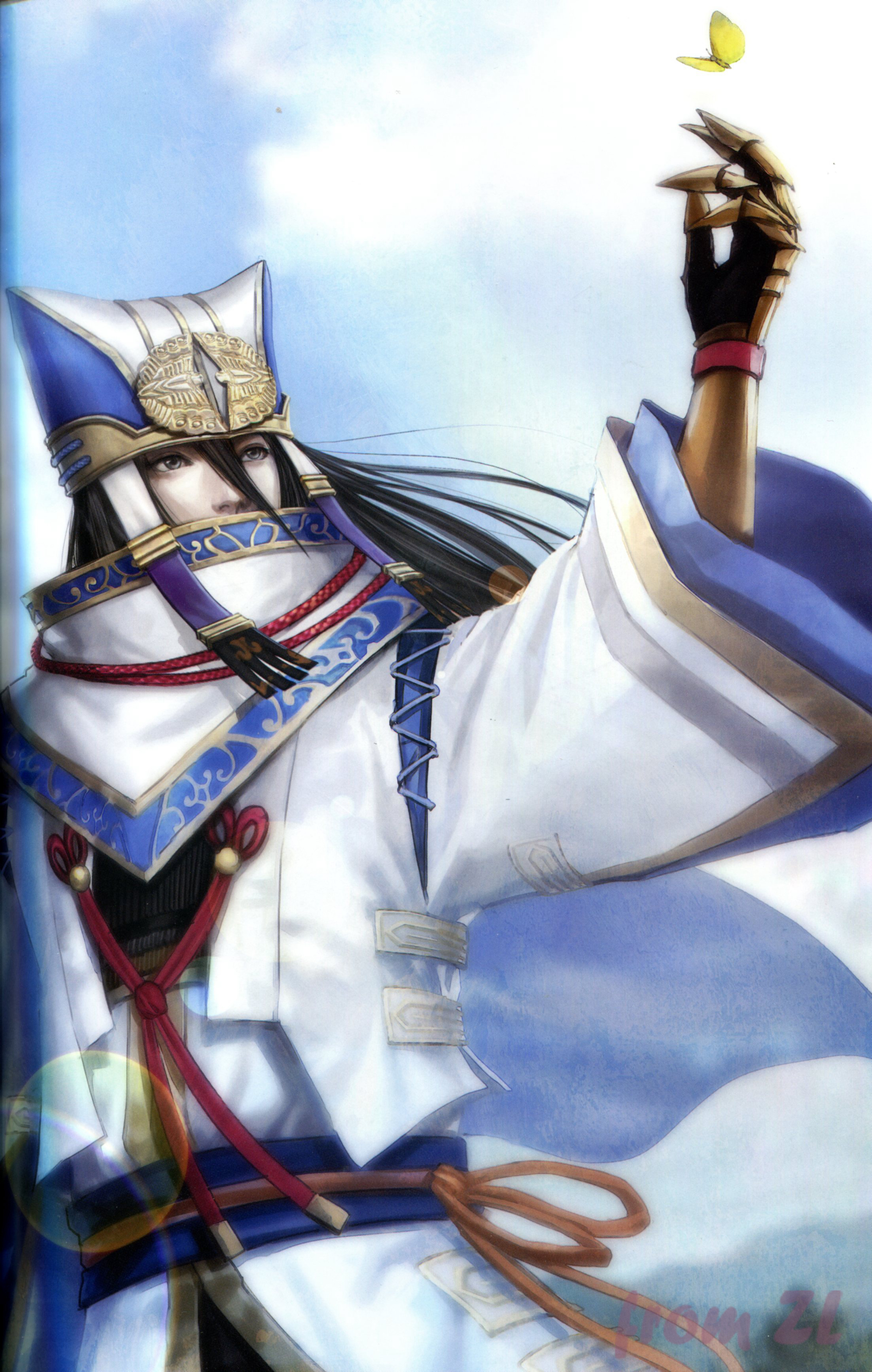 战国无双4设定角色原画集，神无双极意55名武将CG插画壁纸欣赏