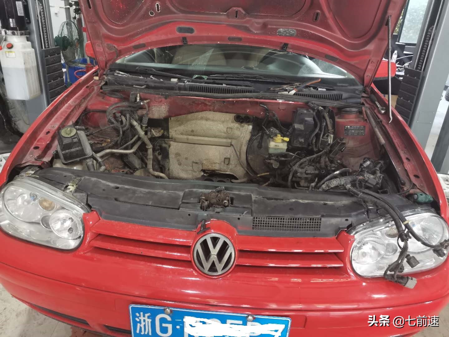 修复你再陪我征战十年-高尔夫MK4