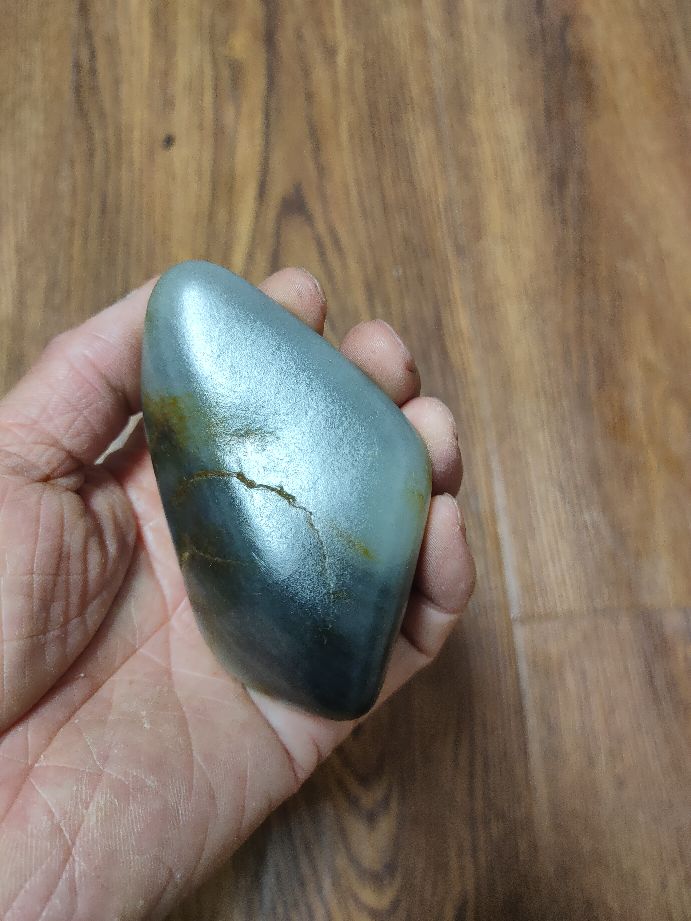 和田沙漠干坑籽料原石,和田浅青花籽料原石