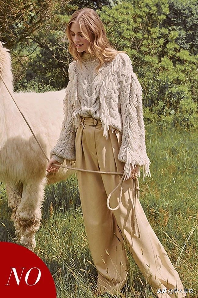 毛衣肩宽手臂粗,毛衣难看变好看