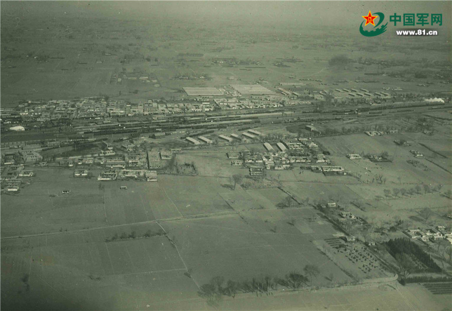 抗战时期国军部队真实影像,八路军阳明堡照片