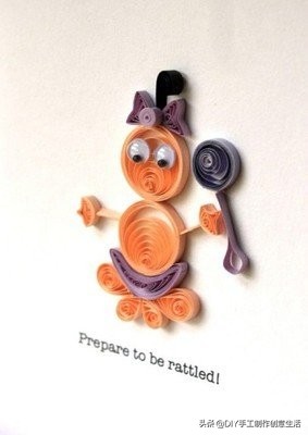 建党100周年衍纸亲子手工作品,幼儿衍纸手工作品介绍