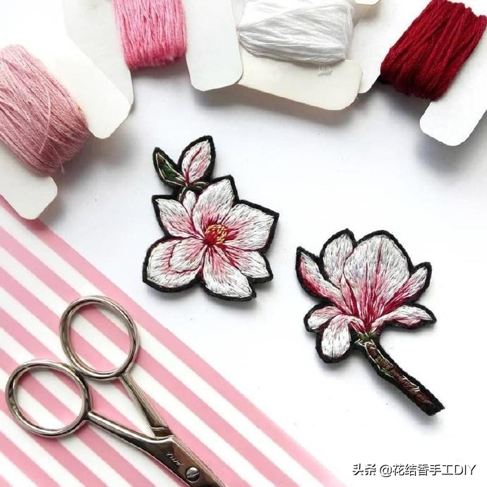怎么学刺绣教程简单易学,刺绣技巧叶子的刺绣针法