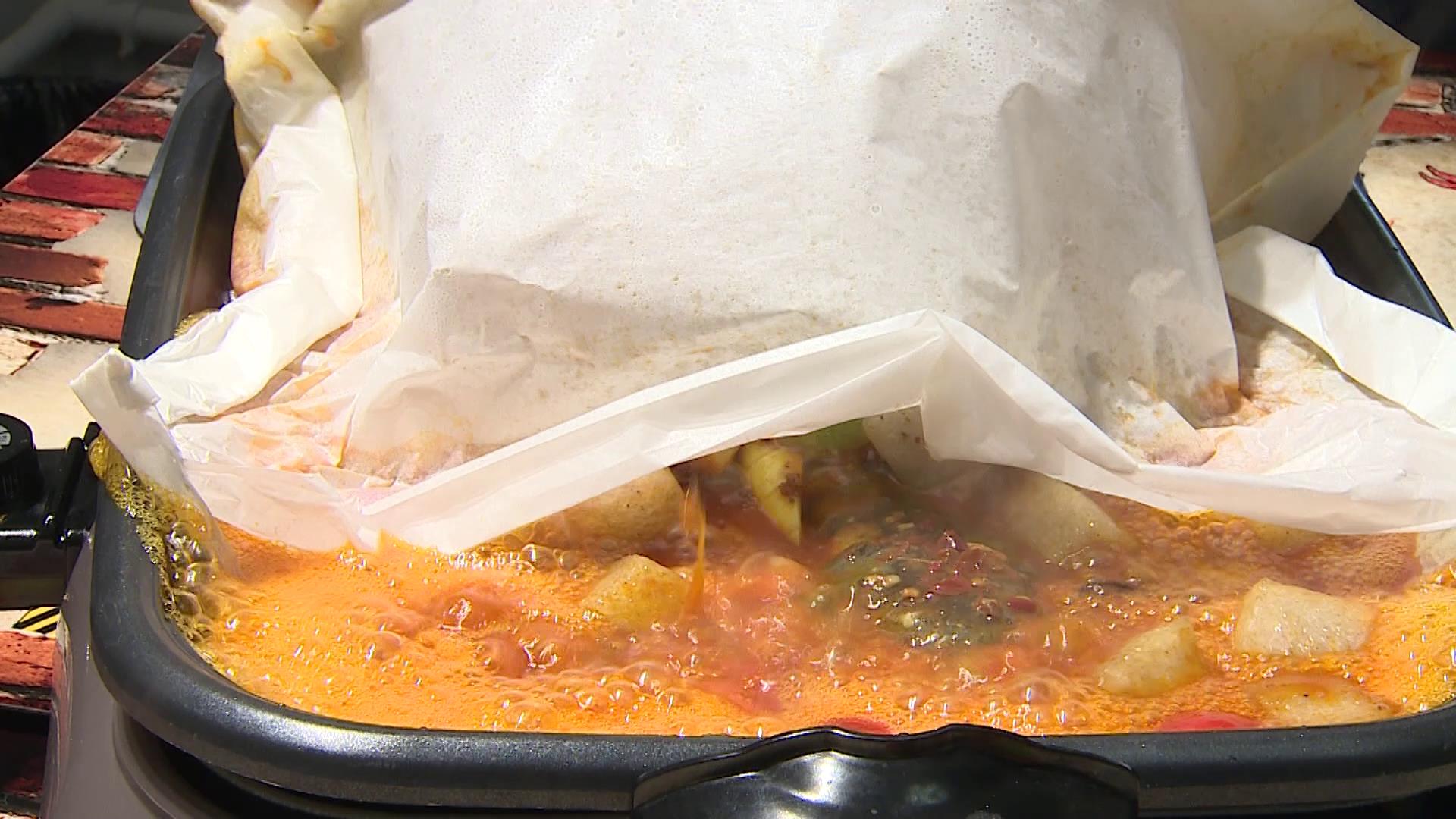 气泡纸包鱼,纸包鱼味道好极了