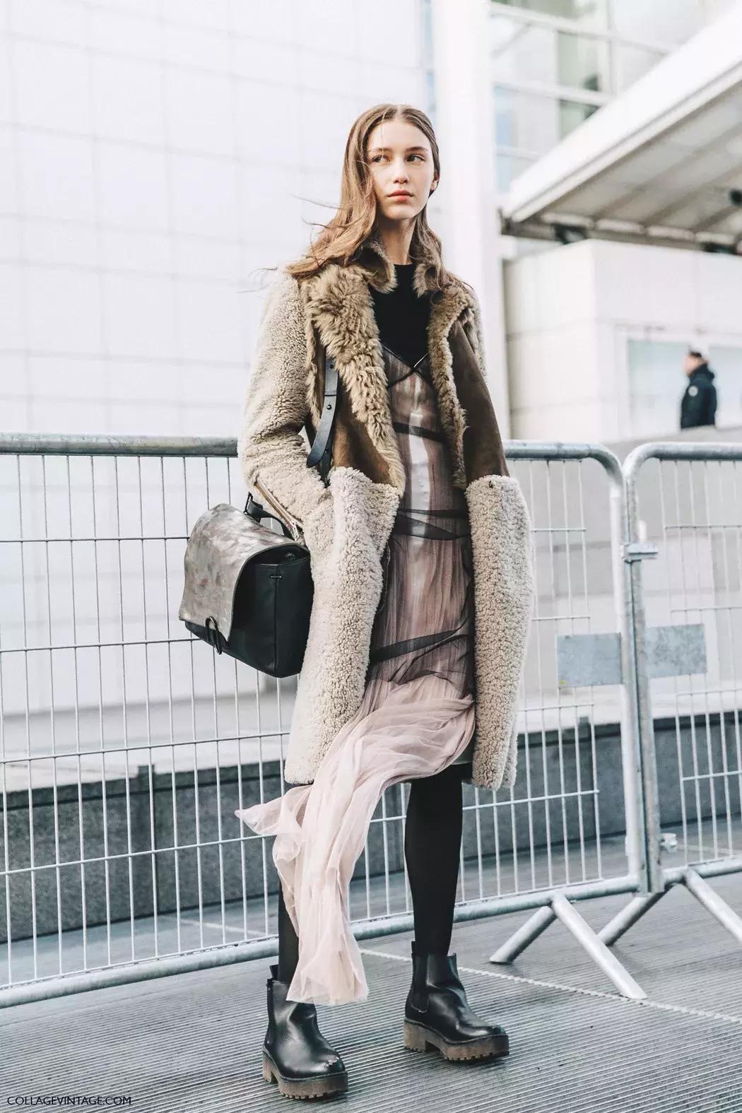 方领连衣裙冬天怎么穿,冬天也能穿的裙子