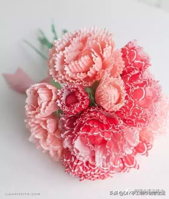 女生手工制作纸花大全,纸花制作礼物