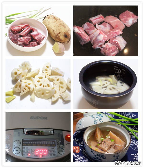 6道电饭锅美食,6种家常食材煮了一锅汤