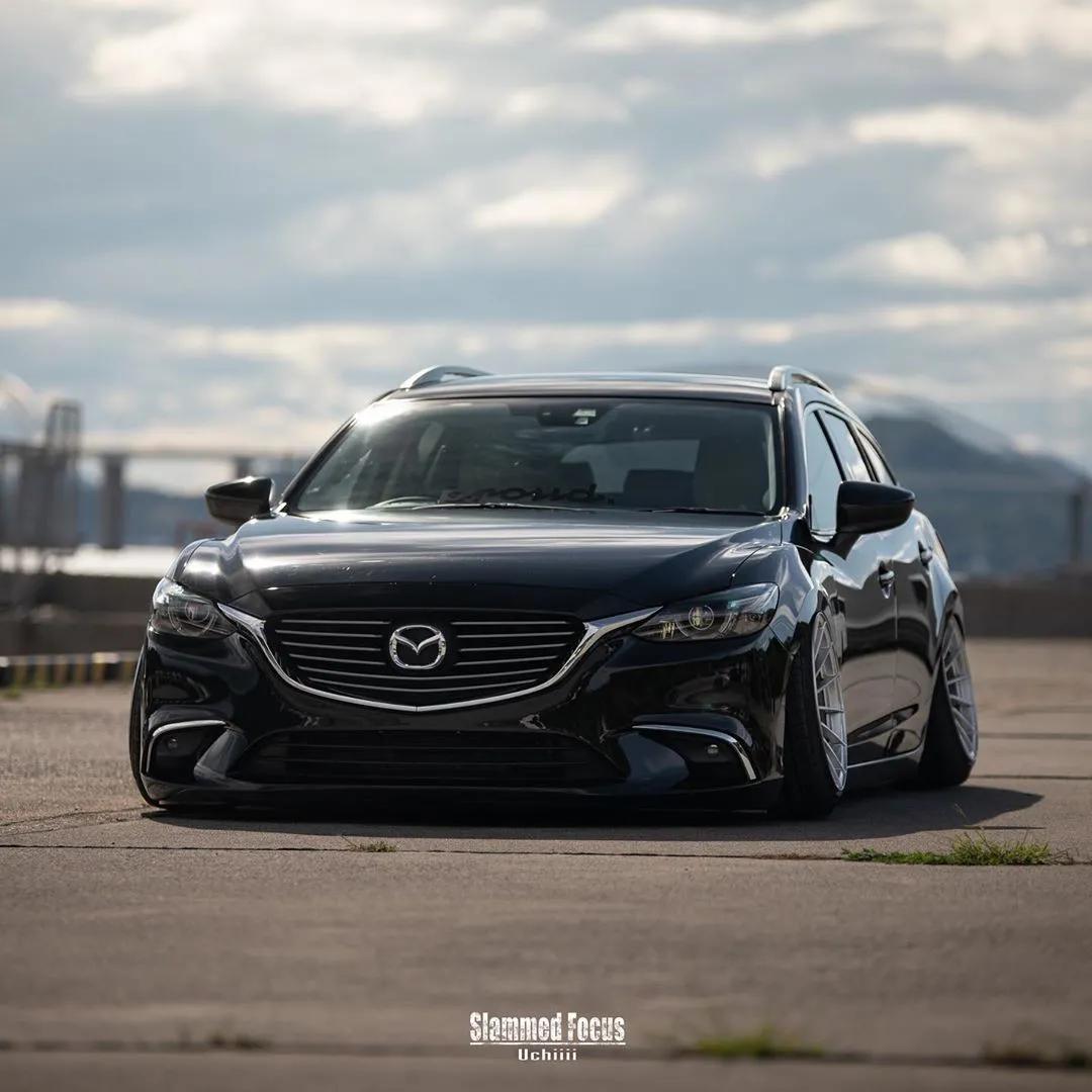 阿特兹轮毂改装案例,马自达阿特兹改装案例