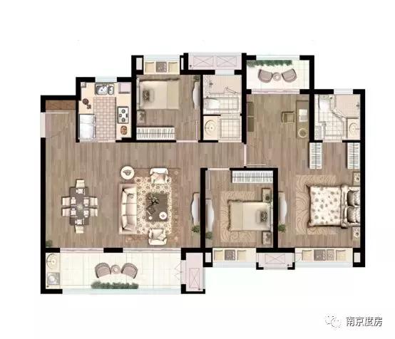 远洋万和四季毛坯,南京溧水远洋万和四季样板间