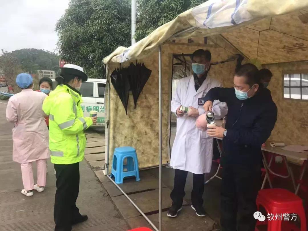 钦州抗击疫情我们一起努力,钦州防疫不惧风雨