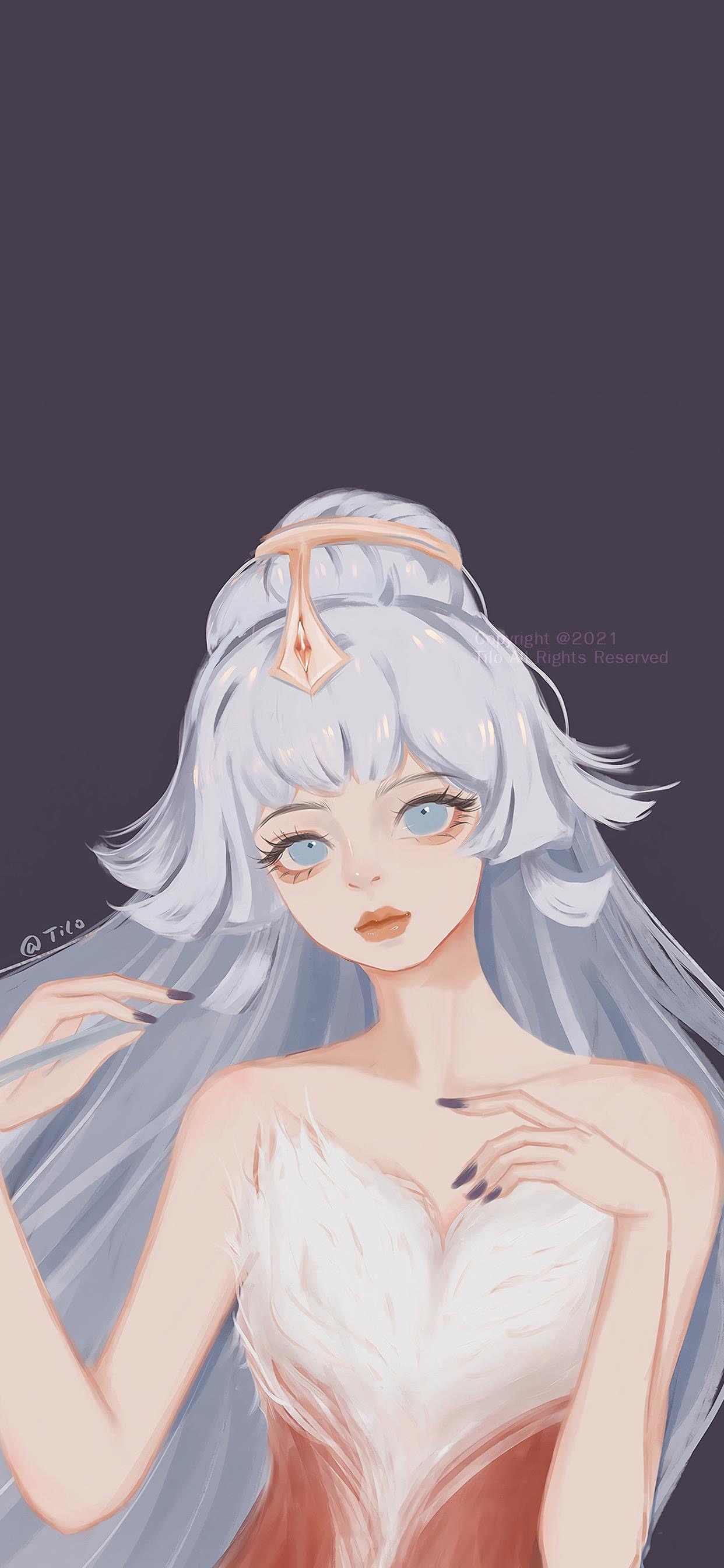 壁纸唯美王者荣耀西施动漫,迪士尼公主壁纸插画