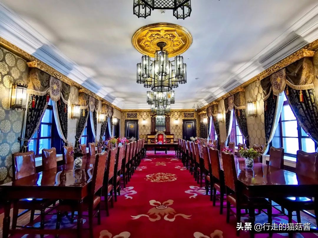 伪满皇宫博物院大气航拍,伪满皇宫各楼平面图